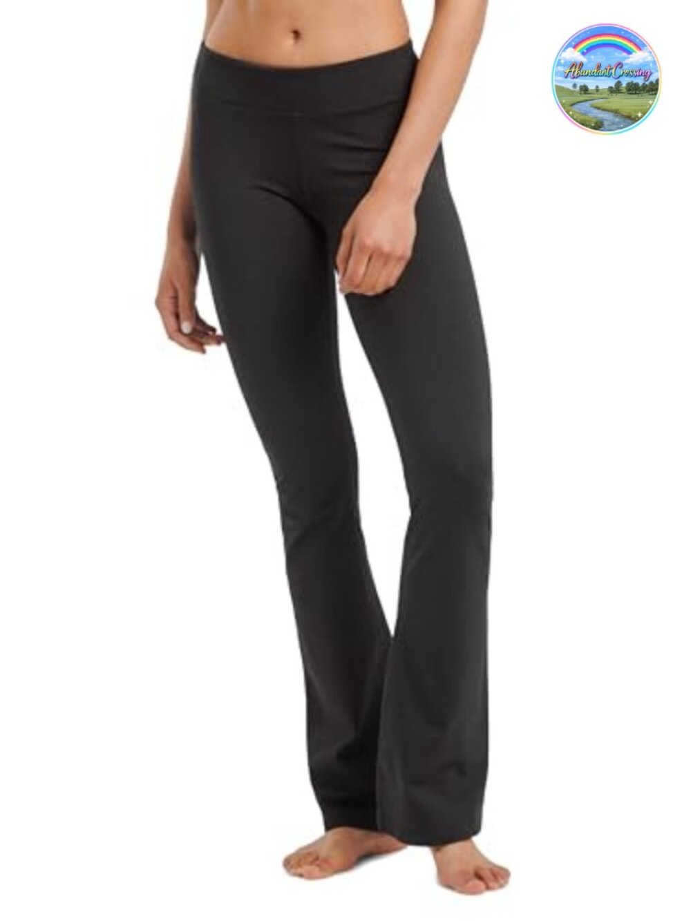 Organic Cotton Bootcut Yoga Pant with Key Pocket, Stretchable